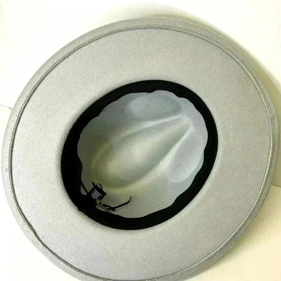 🩶Unbranded Beautiful Heather Gray Women’s Brimmed Hat/Fedora EUC 🩶 - Picture 9 of 14